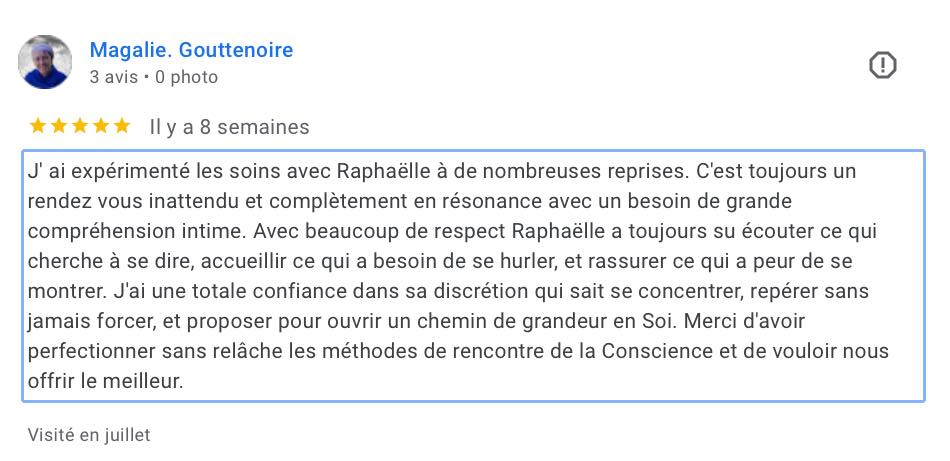 Raphaelle Eva Michelin Avis Google Magalie 