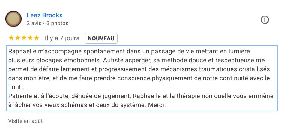 Raphaelle Eva Michelin Avis Google Leez
